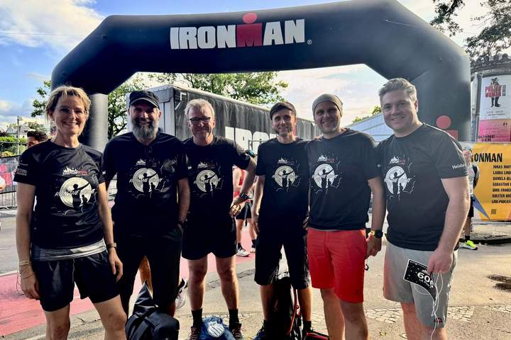 Gemeinsam stark beim Ironman Nightrun in Frankfurt